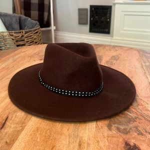 Womens Studded Cowboy Hat